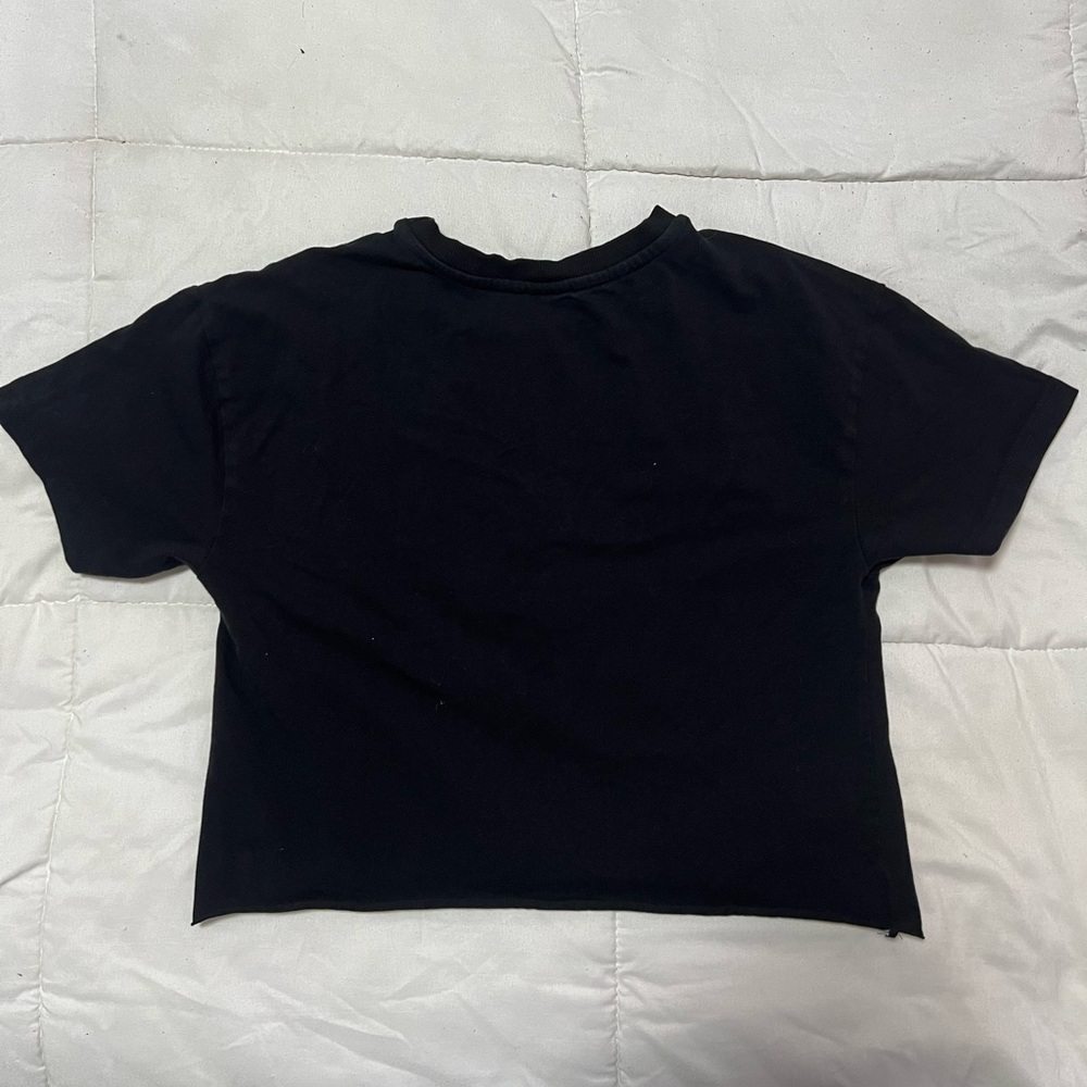 BLACK CROP TOP